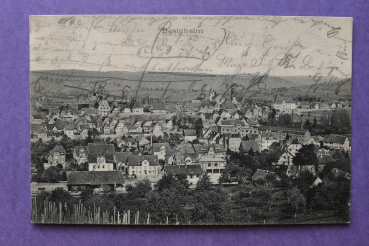Ansichtskarte AK Besigheim 1910 Stadtansicht von Hügel